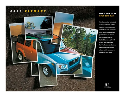 2006 Honda Element fact sheet cover