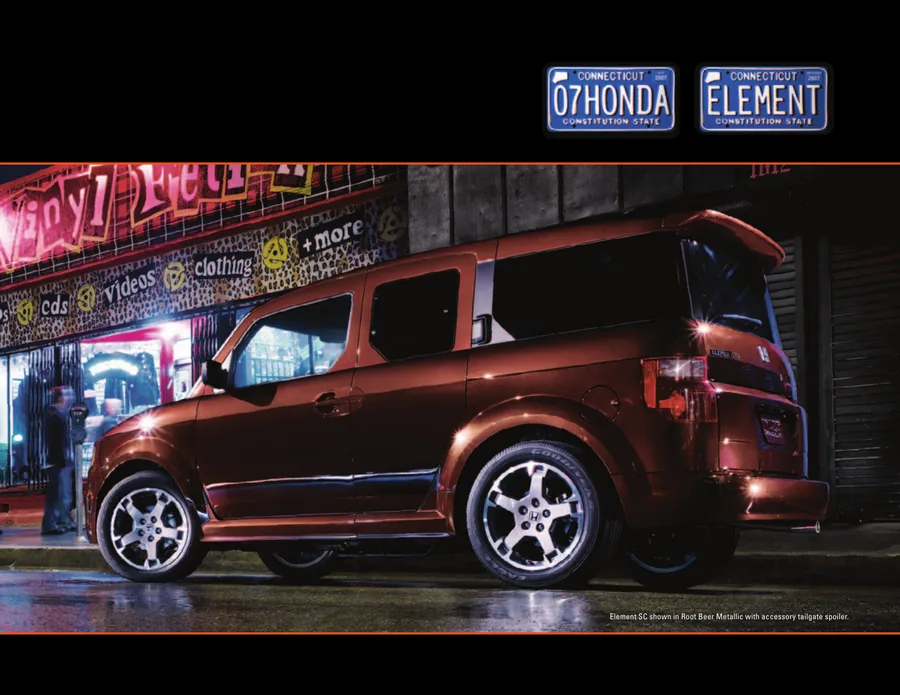 2007 Honda Element Fact Sheet, page 1