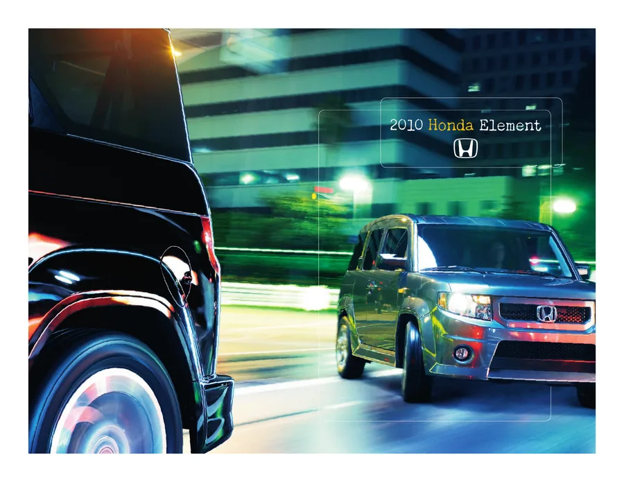 2010 Honda Element Brochure, page 1