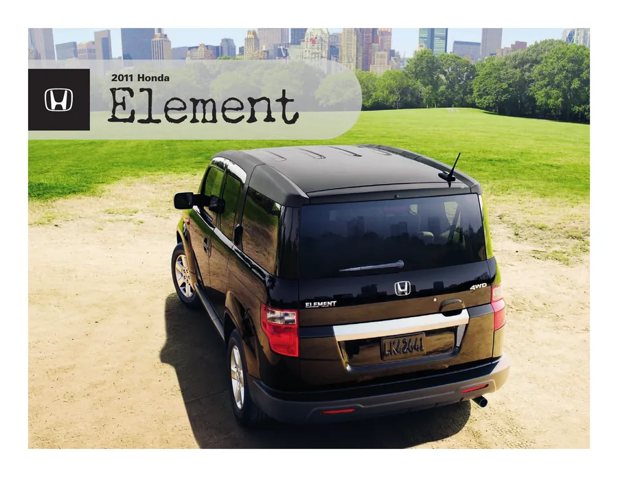 2011 Honda Element Brochure, page 1
