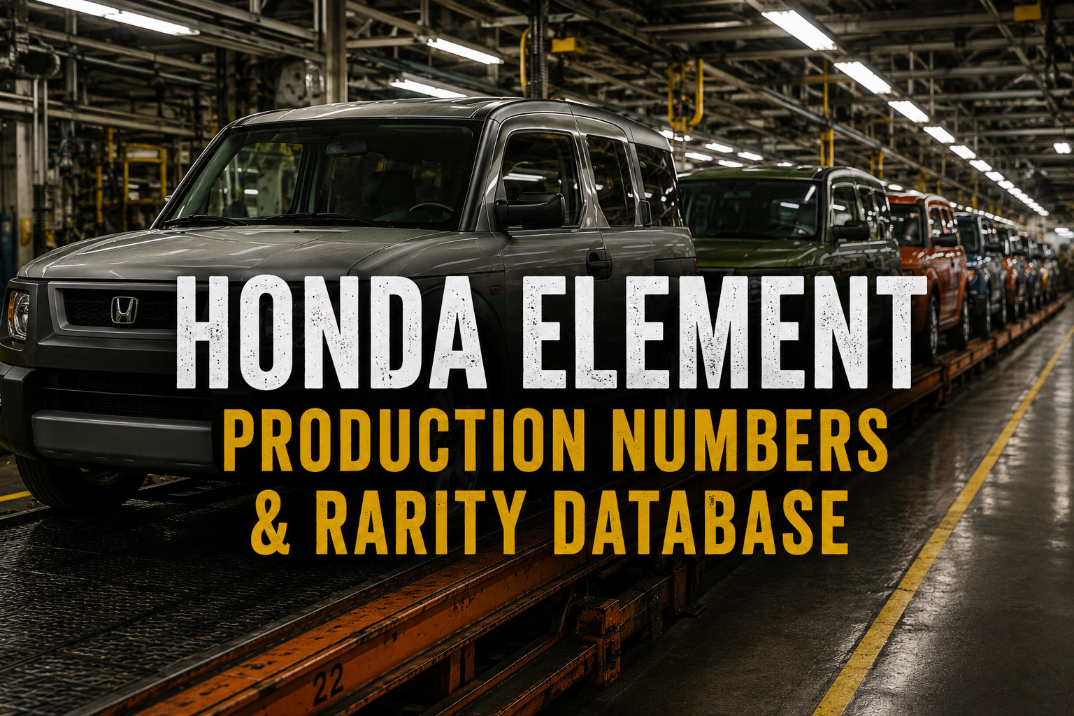 PRODUCTION NUMBERS & RARITY DATABASE preview