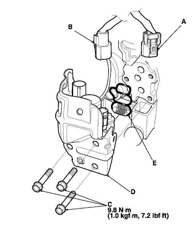 honda element vtec solenoid torque specs