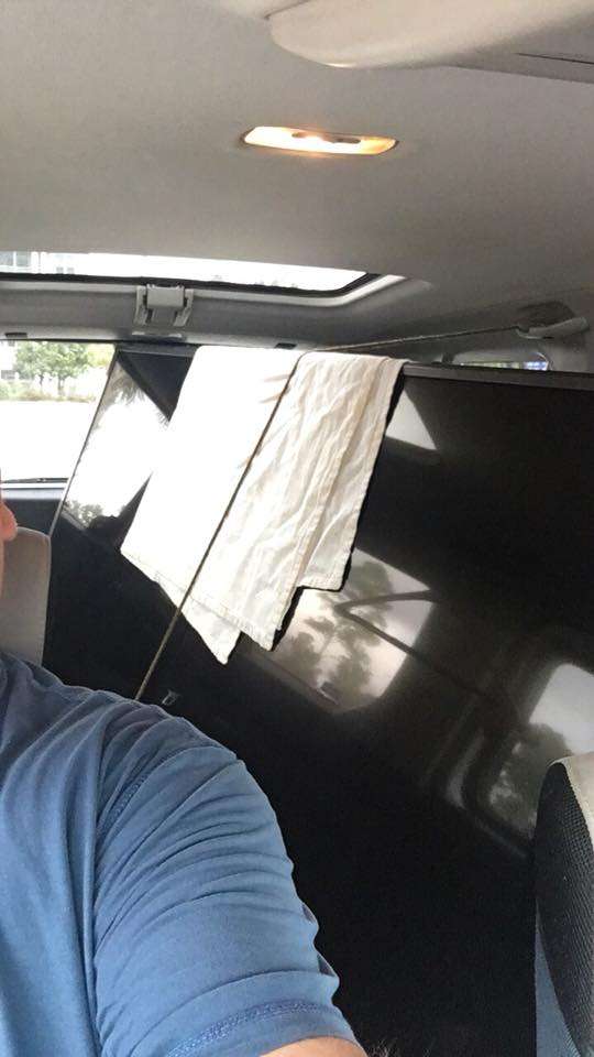Honda Element Interior Dimensions 75 inch TV with 6 year old in the backseat