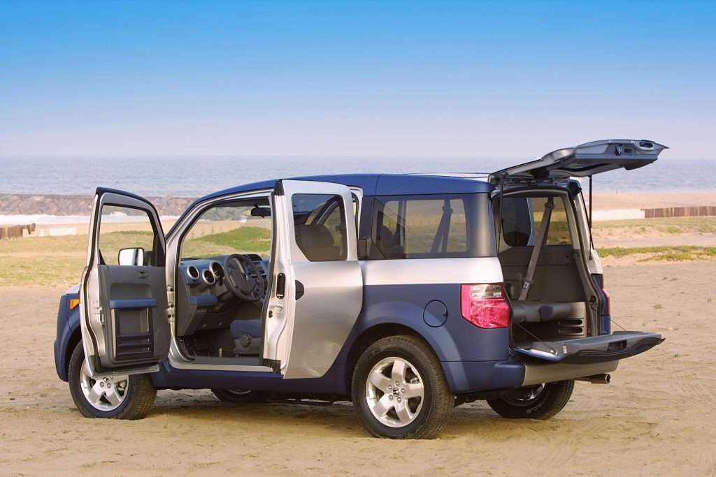 Honda element oem stock tailgate lift height