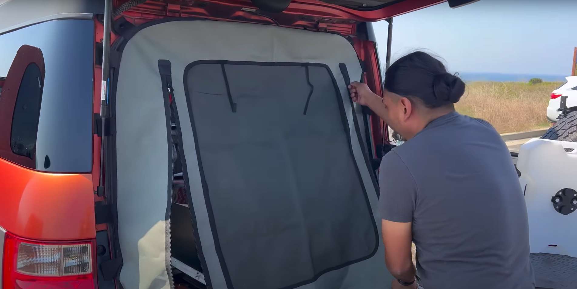 Is This the best honda element camper build bug net