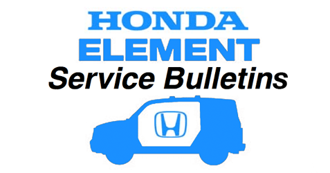 honda element technical service bulletins