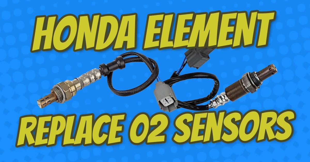 how to replace honda element o2 sensors