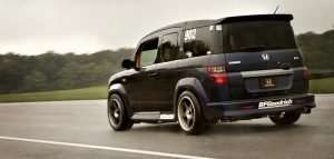 Dark Blue Black Honda Element SC lowered decals graphics rims wheels cage autox side markers spoiler painted plastic panels