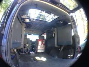 honda element rear creative double dual roof net extra storage wide angle rear seat storage netting overhead store stowaway