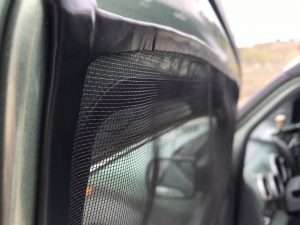 super clean honda element front door bug screen install magnets