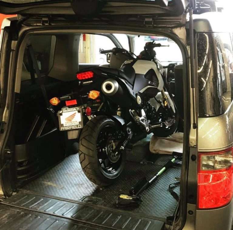 Honda Element Interior Dimensions Grom in the Cargo Area The 1