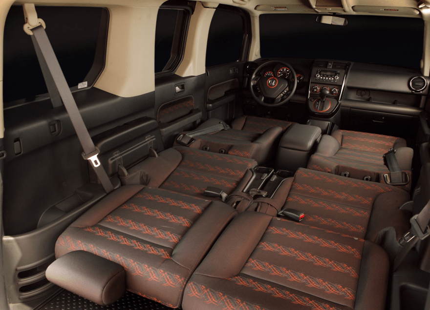 Honda Element Interior Seat Configurations