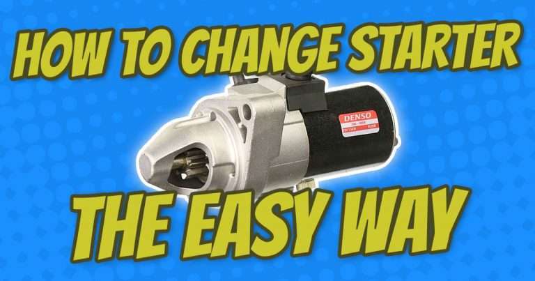 How to Change Honda Element Starter without Removing the Intake Manifold