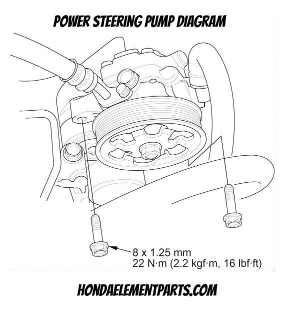 How to Replace Honda Element Serpentine Belt & Tensioner Honda