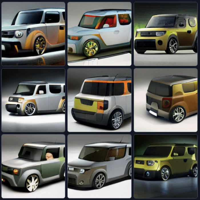 I Used AI to Design the Future Honda Element Honda Element Parts