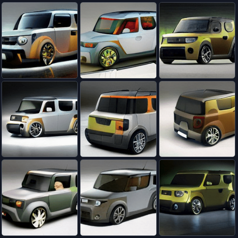 I used AI to design the next Honda Element futuristic