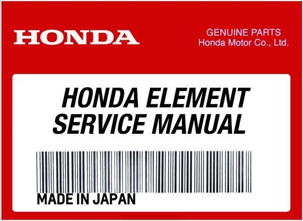 Honda-Element-Service-Manual