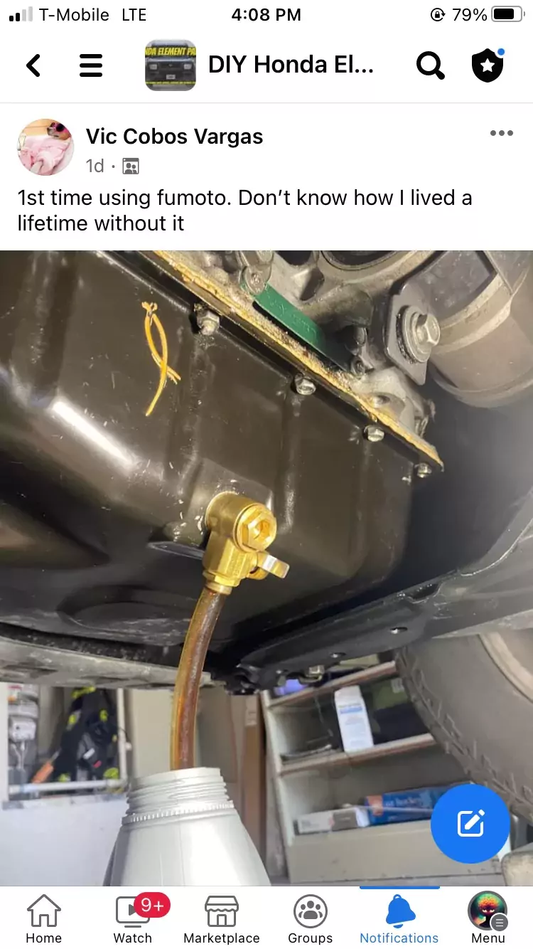 diy honda element owners facebook group post