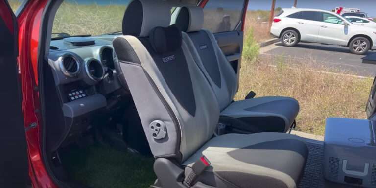 Is This the best honda element camper build swivel seats