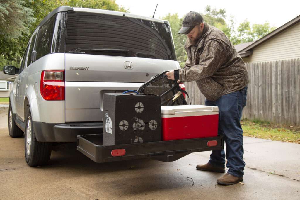 Honda Element Cargo Carrier on Curt 2 Inch Hitch
